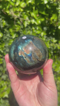 Load and play video in Gallery viewer, Labradorite Sphere
