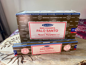 Satya Nag Champa/ Palo Santo Incense Sticks 15g